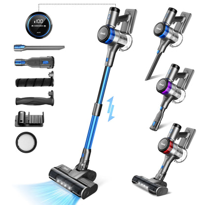 INSE S9 30KPa 400W Stick Cordless Vacuum Cleaner, up to 55mins Runtime, 9-in-1 Stick Vac for Hardwood Floor Pet Hair Home Car