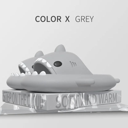 Shark Slides Women Slippers Men Flip Flops Home Couple Kids Bathroom Flat Shoes Outdoor Beach Funny Sandals Men Slippers