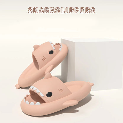 Shark Slides Women Slippers Men Flip Flops Home Couple Kids Bathroom Flat Shoes Outdoor Beach Funny Sandals Men Slippers